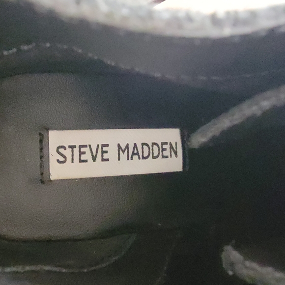 Steve Madden Waverly black suede 7.5 wedge - Picture 7 of 7